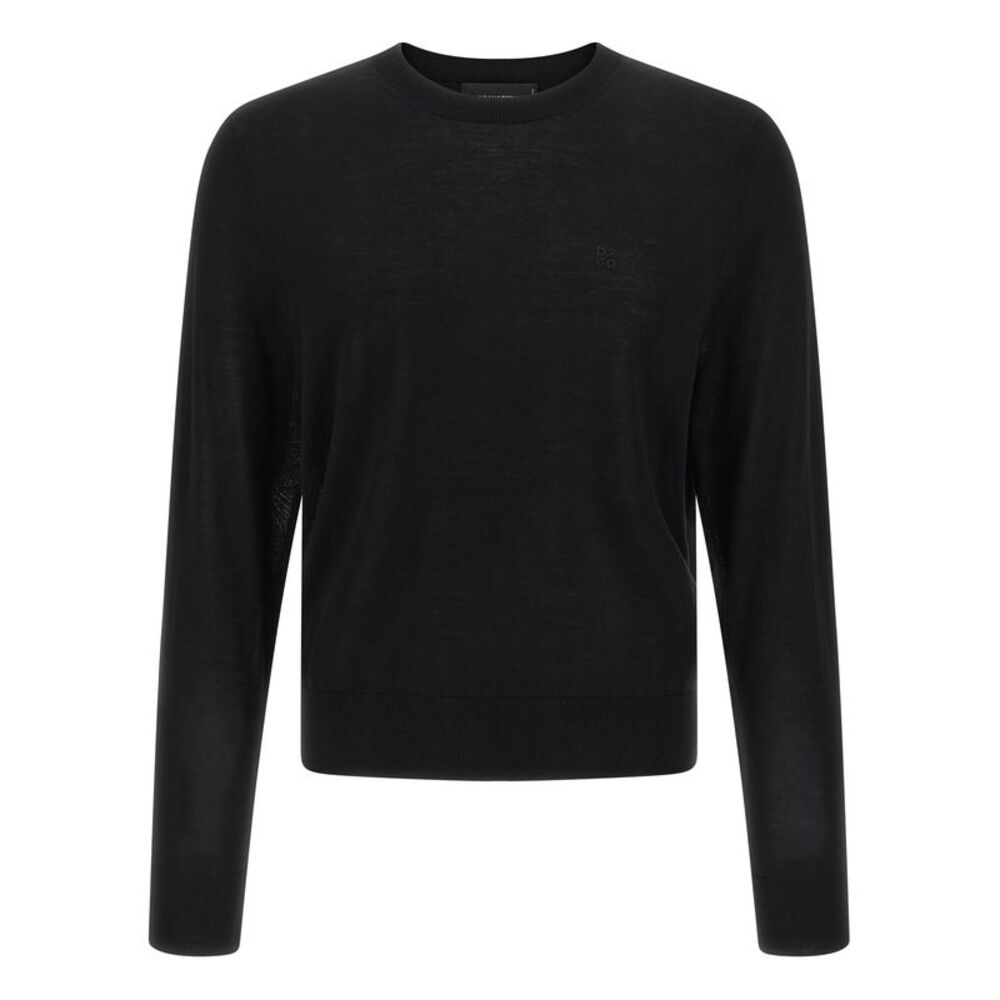 Dsquared² Black Wool Men's Cardigan